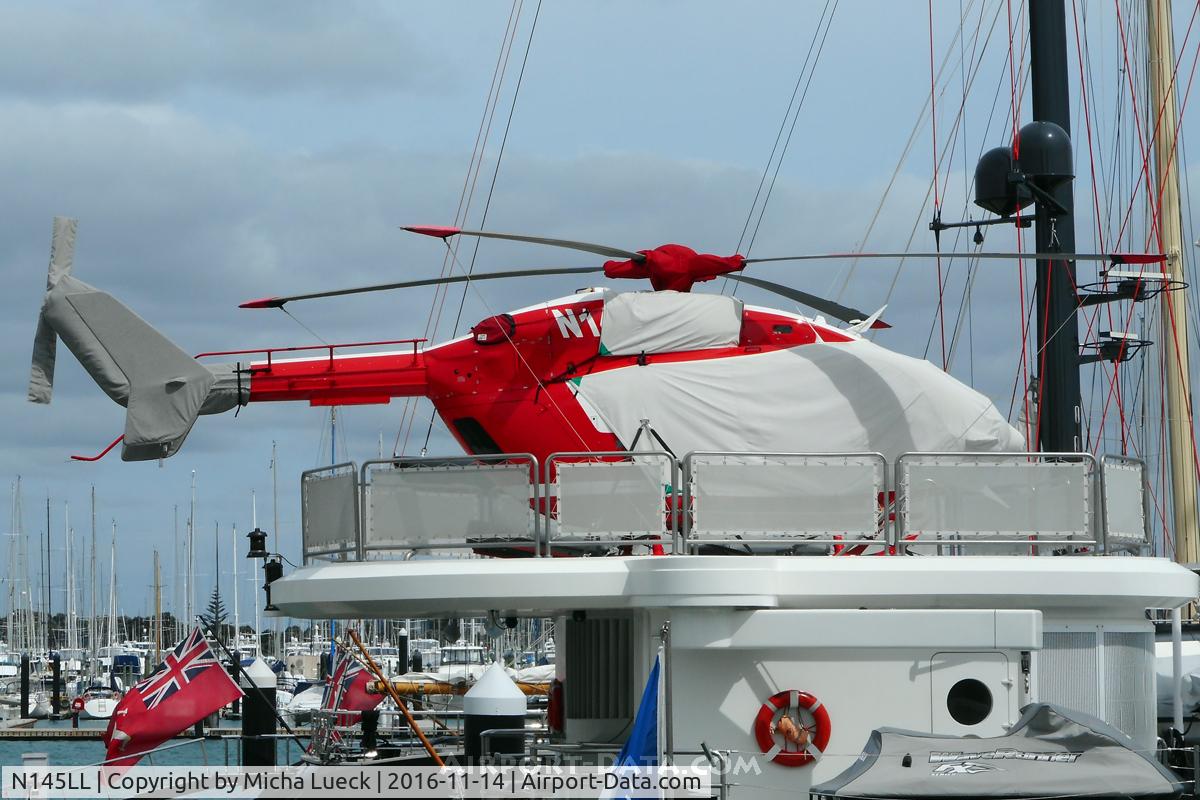 N145LL, Eurocopter-Kawasaki EC-145 (BK-117C-2) C/N 9574, On the super yacht Senses