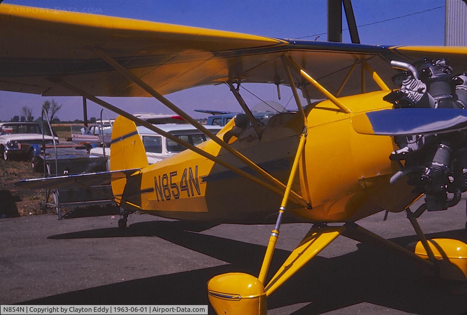 N854N, 1929 Davis D-1-W C/N 127, N854N. 1963.