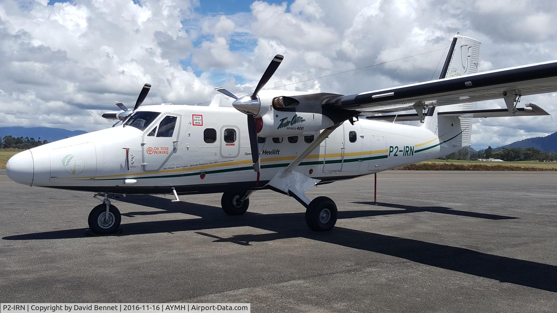 P2-IRN, 2012 Viking DHC-6-400 Twin Otter C/N 859, P2-IRN at Mount Hagen, Papua New Guinea.