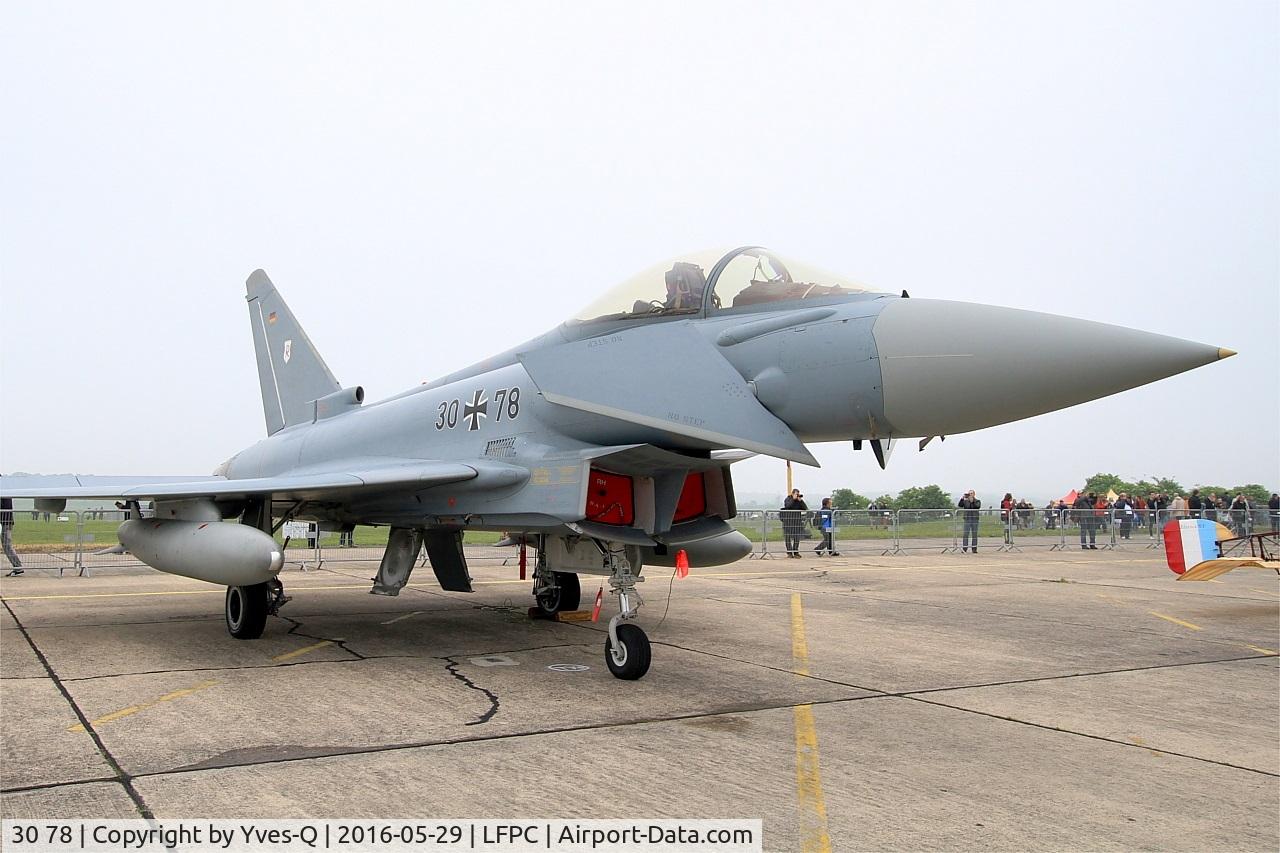 30 78, Eurofighter EF-2000 Typhoon S C/N GS058, German Air Force Eurofighter EF-2000 Typhoon S, Static display, Creil Air Base 110 (LFPC-CSF) Open day