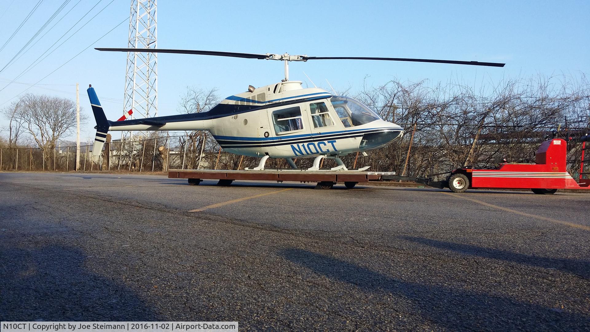 N10CT, 1976 Bell 206B JetRanger II C/N 2113, N10ct is being used a a training device for the schools A&P program.