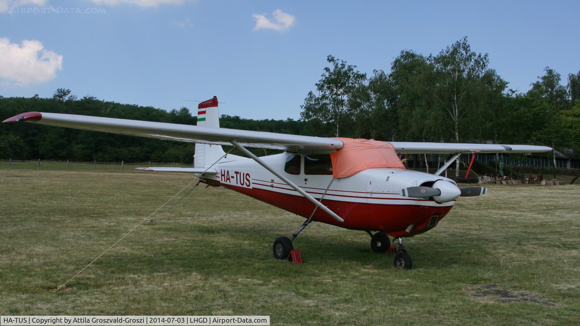 HA-TUS, 1958 Cessna 175 Skylark C/N 17555612, Gödöllö Airport, Hungary