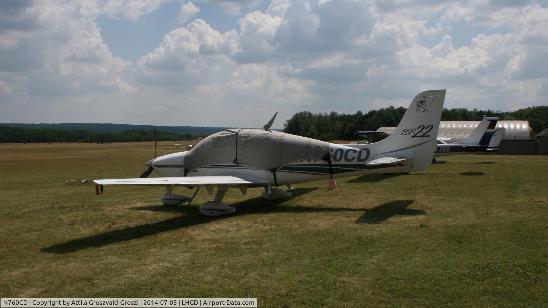 N760CD, 2001 Cirrus SR22 C/N 0084, Gödöllö Airport, Hungary