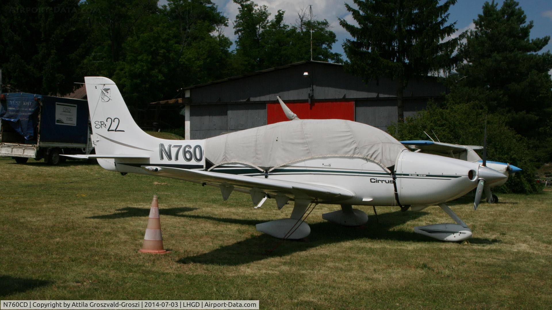 N760CD, 2001 Cirrus SR22 C/N 0084, Gödöllö Airport, Hungary