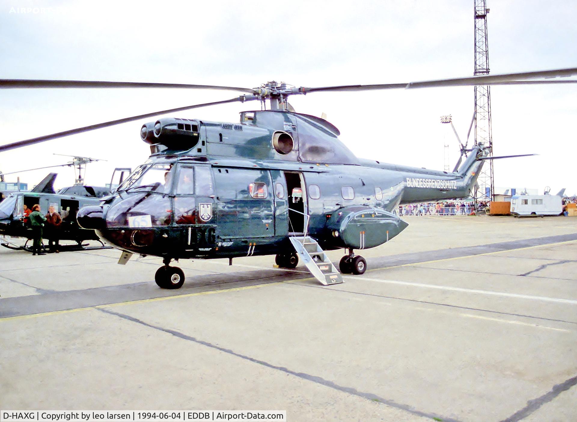 D-HAXG, Aérospatiale SA-330G Puma C/N 1332, Berlin Air Show 4.6.94