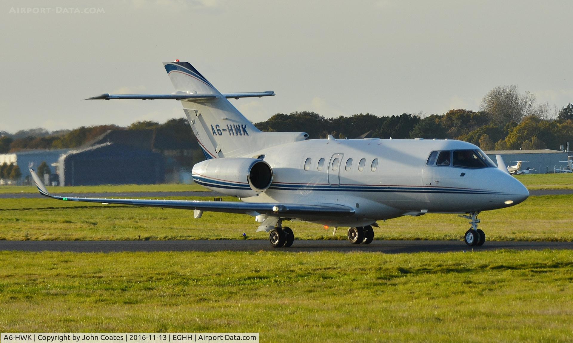 A6-HWK, 2008 Hawker Beechcraft 900XP C/N HA-0080, Taxiing to JETS on arrival