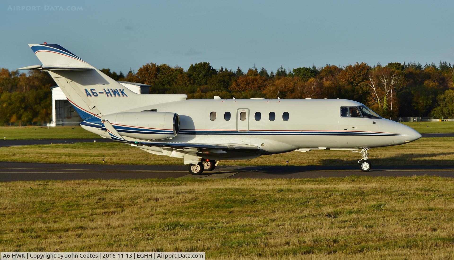 A6-HWK, 2008 Hawker Beechcraft 900XP C/N HA-0080, Taxiing to JETS on arrival