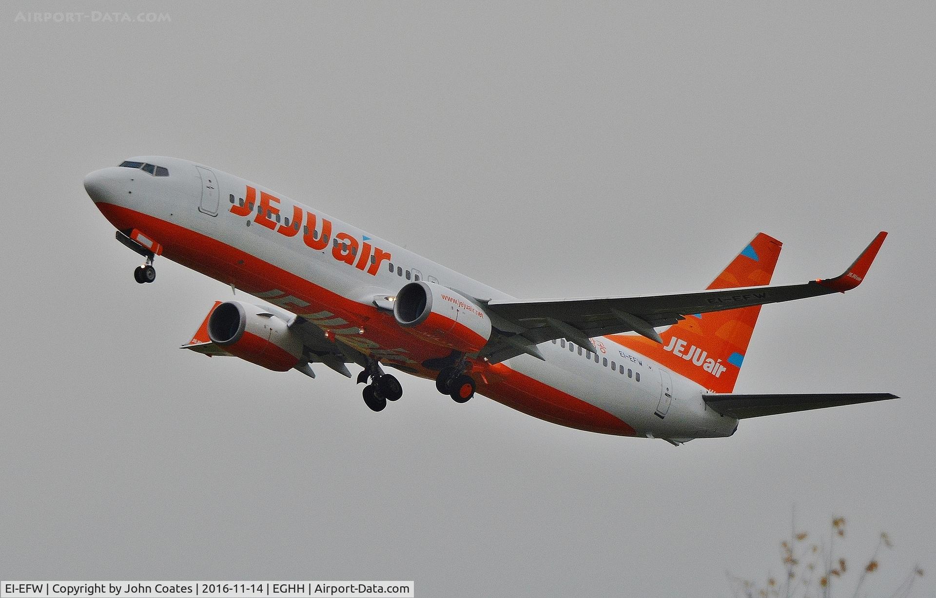 EI-EFW, 2009 Boeing 737-8AS C/N 35018, Departing after repaint
