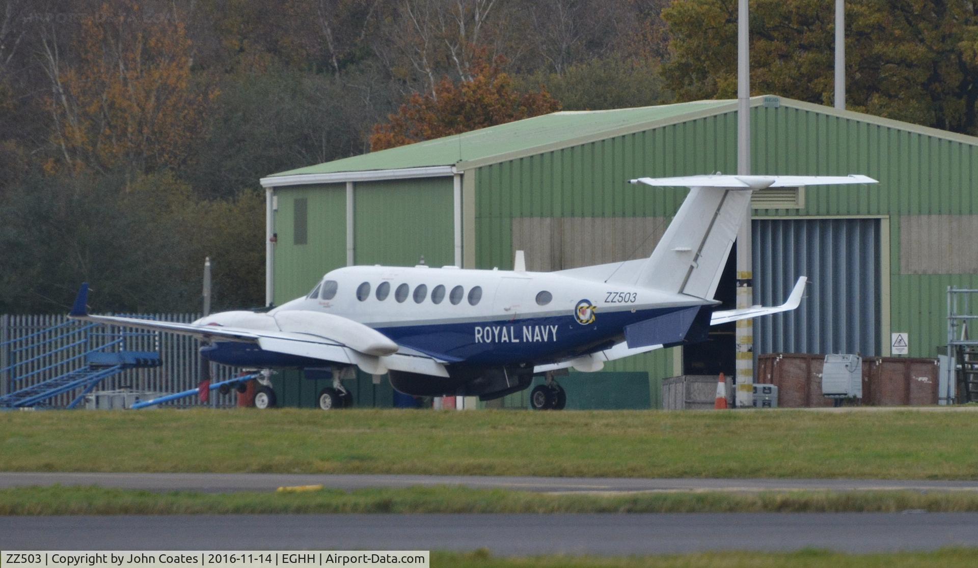 ZZ503, 2008 Hawker Beechcraft B350CER Avenger T1 C/N FL633, Visitor at Cobham