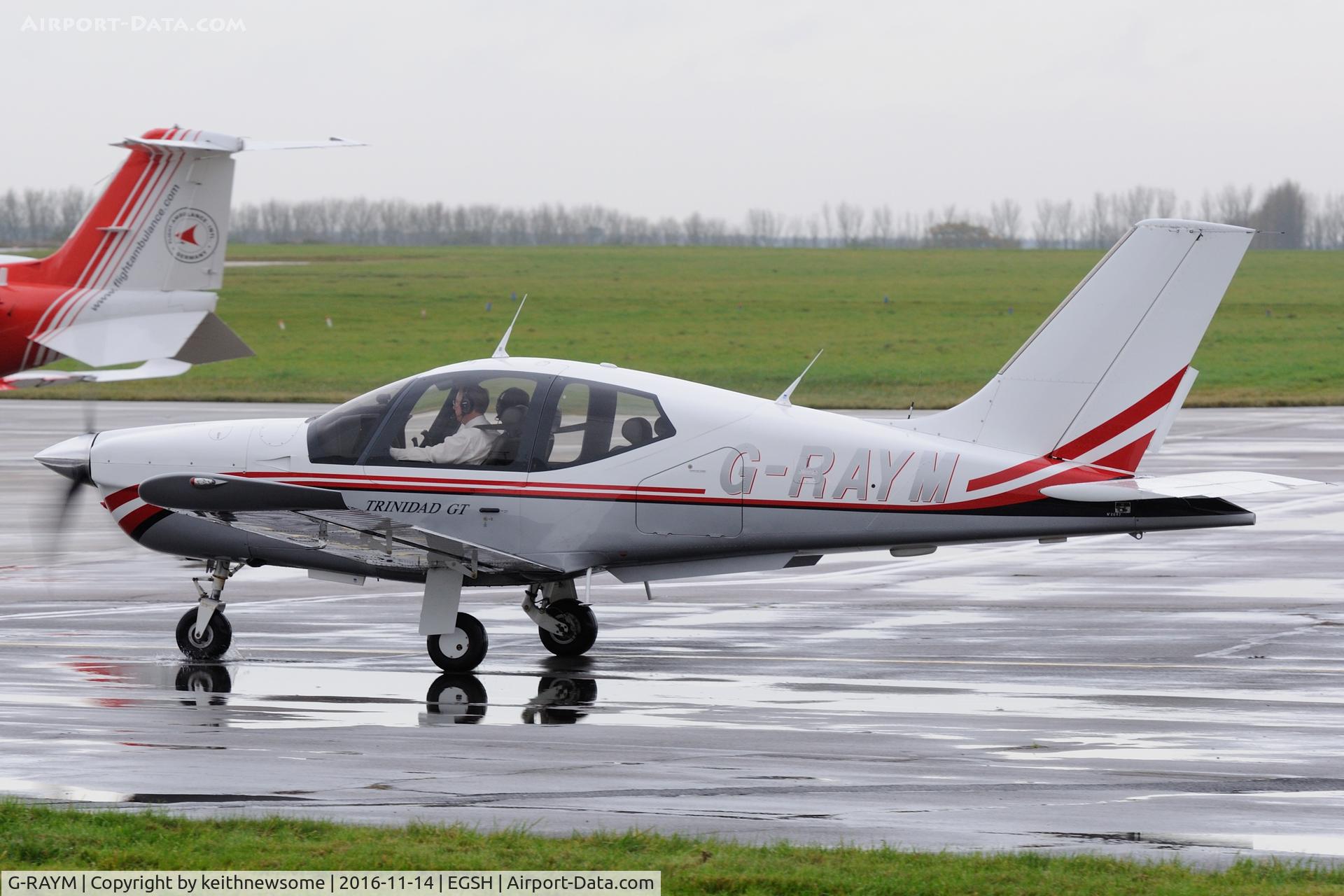 G-RAYM, 2001 Socata TB-20 Trinidad GT C/N 2097, Wet arrival.