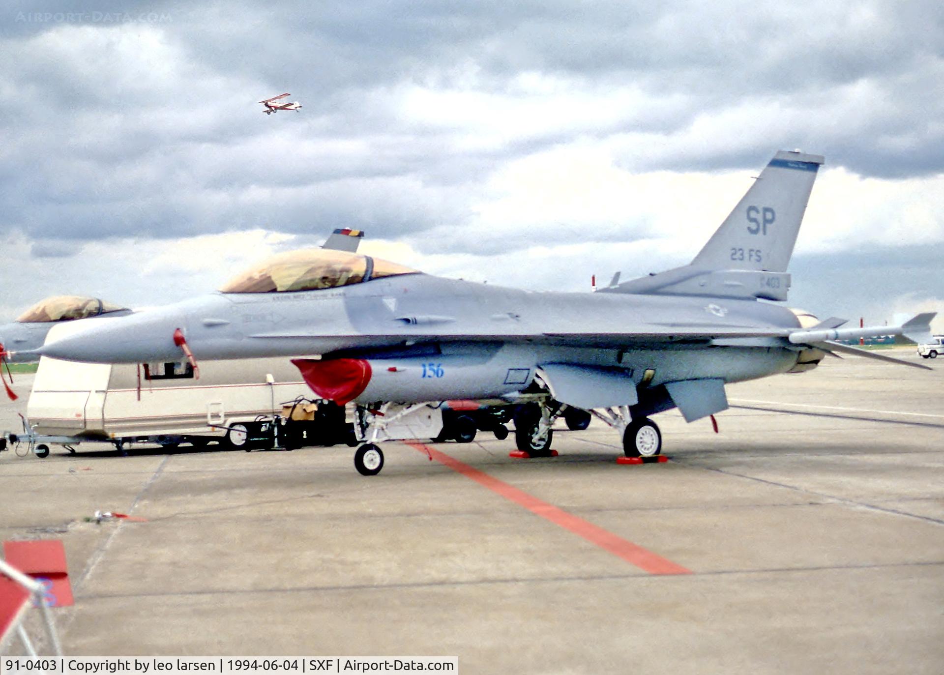 91-0403, General Dynamics F-16C Fighting Falcon C/N CC-101, Berlin Air Show 4.6.94
