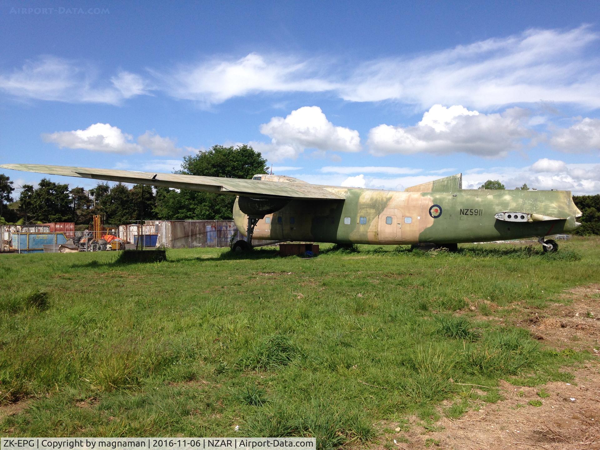 ZK-EPG, Bristol 170 Freighter Mk.31M C/N 13135, still at Ardmore - now easy to see