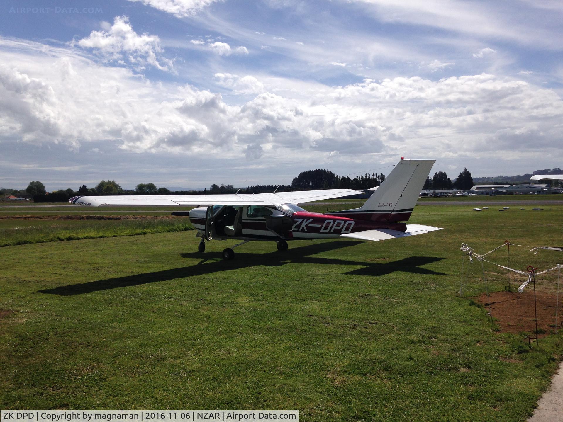 ZK-DPD, Cessna 177RG Cardinal C/N 177RG0473, just arrived