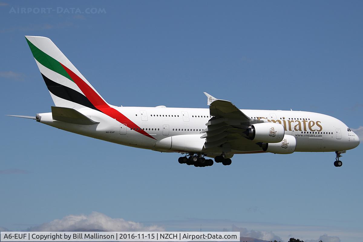 A6-EUF, 2016 Airbus A380-861 C/N 218, EK412 ex DXB-SYD....1744