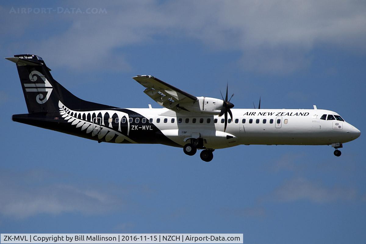 ZK-MVL, 2016 ATR 72-600 (72-212A) C/N 1328, NZ5313 FROM WLG.....1780