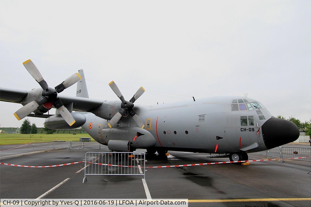 CH-09, 1973 Lockheed C-130H Hercules C/N 382-4479, Belgian Air Force Lockheed C-130H Hercules, Static display, Avord Air Base 702 (LFOA) Open day 2016