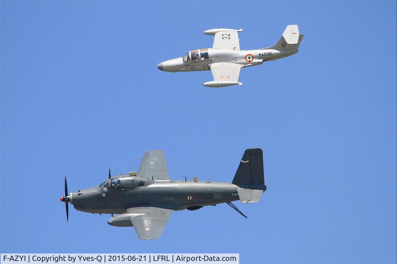F-AZYI, 1959 Breguet Br.1050 Alize C/N 59, Breguet Br.1050 Alize, On display, Lanvéoc-Poulmic (LFRL) Open day in june 2015