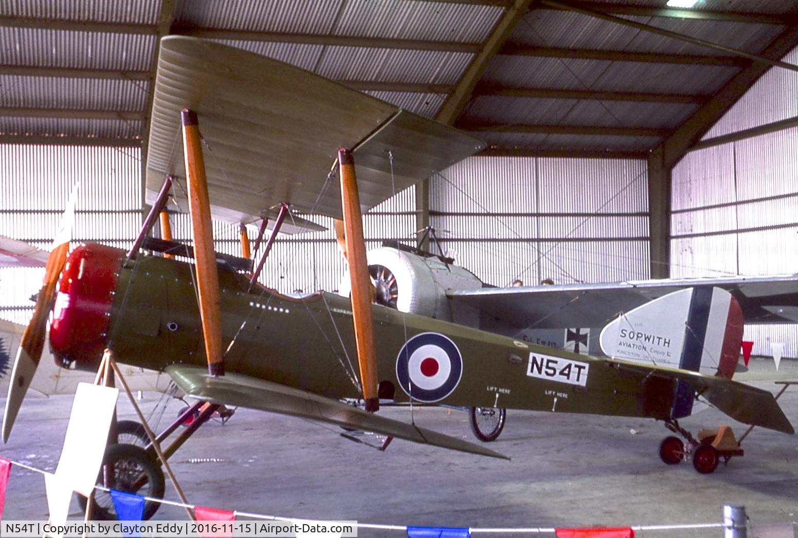 N54T, 1961 Sopwith Pup Replica C/N 101, California 1963