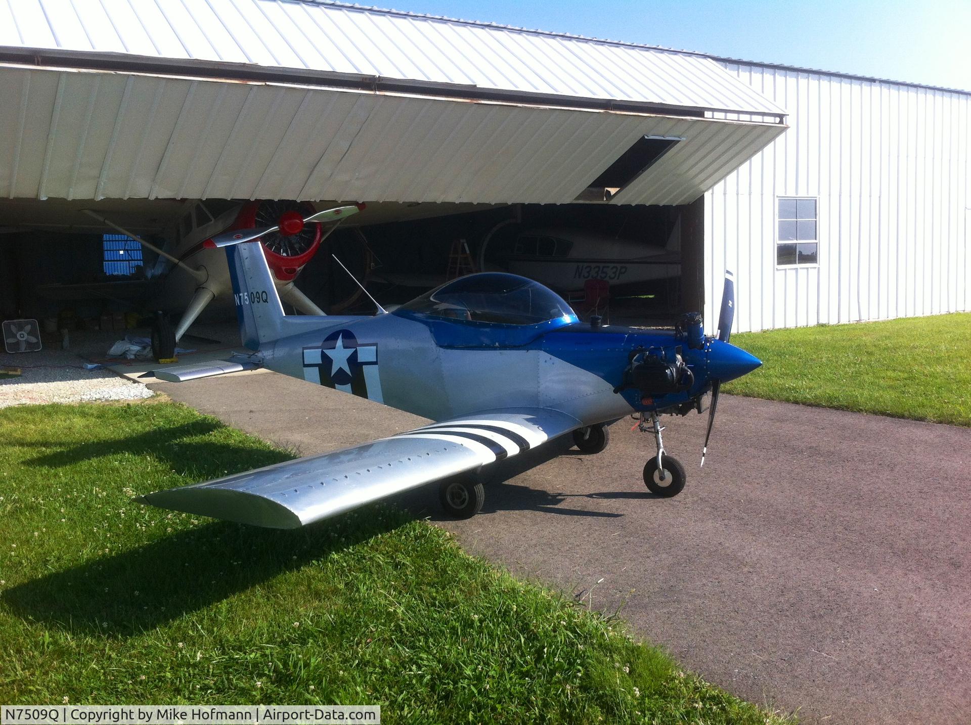 N7509Q, Parker Teenie Two C/N 510089, Tennie two with 2180 VW  cruises 130 mph