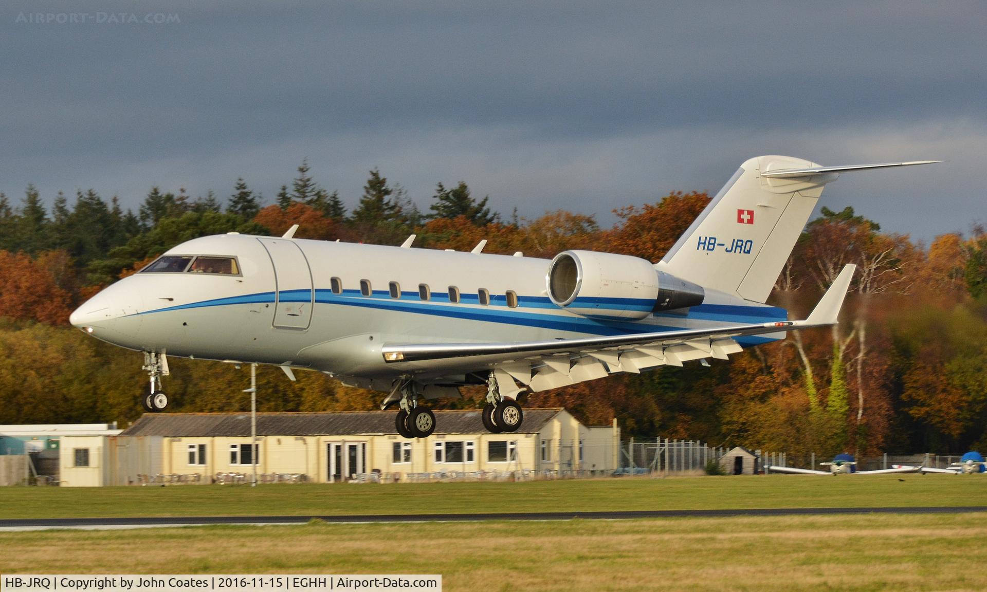 HB-JRQ, 2006 Bombardier Challenger 604 (CL-600-2B16) C/N 5651, Arriving from Nice