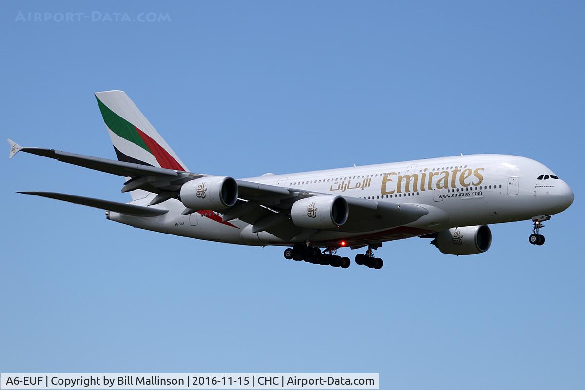 A6-EUF, 2016 Airbus A380-861 C/N 218, EK412 from DXB and SYD