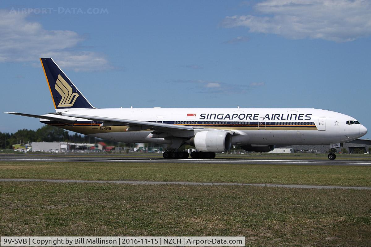 9V-SVB, 2001 Boeing 777-212/ER C/N 28525, SQ296 to SIN