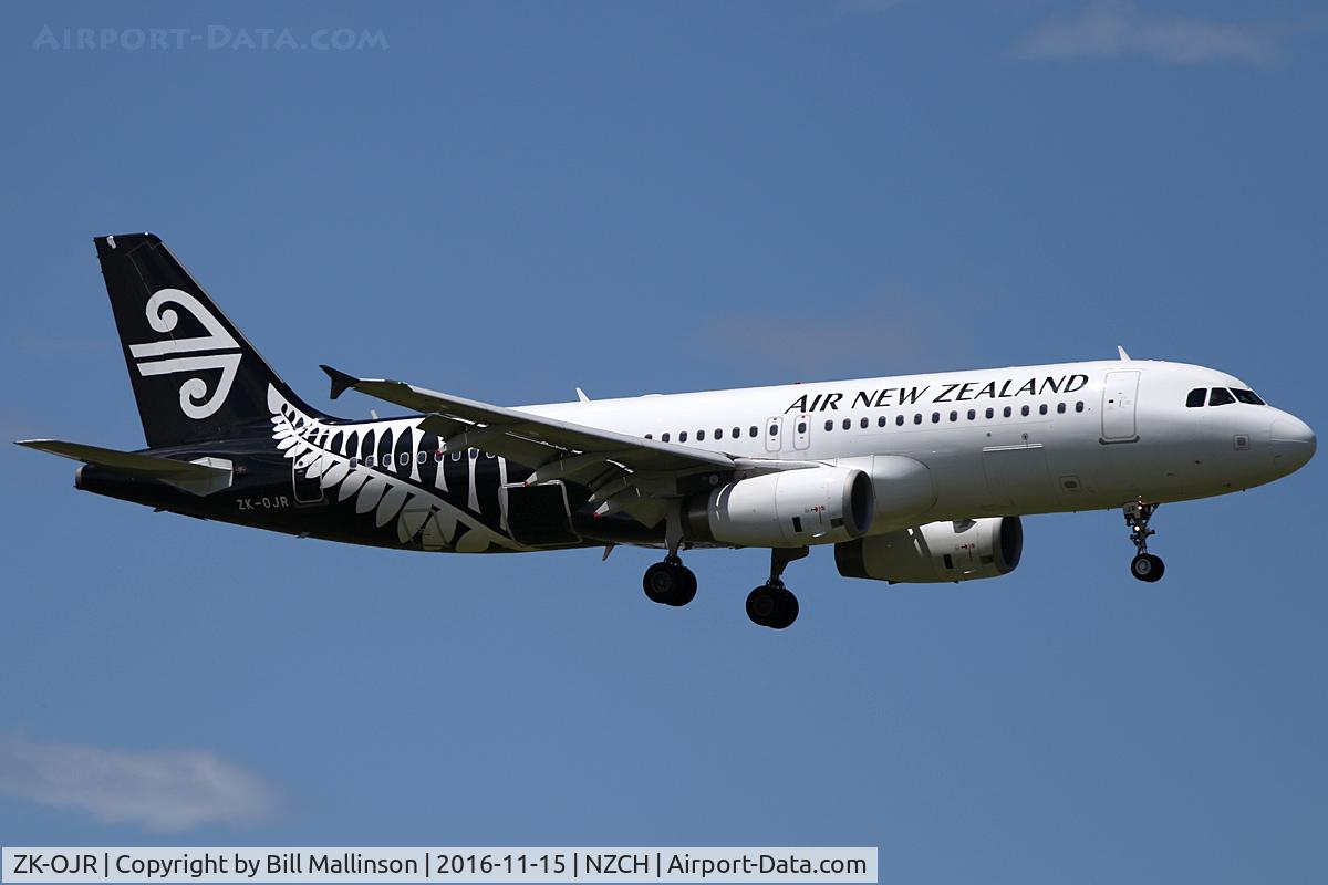 ZK-OJR, 2011 Airbus A320-232 C/N 4884, NZ517 from AKL