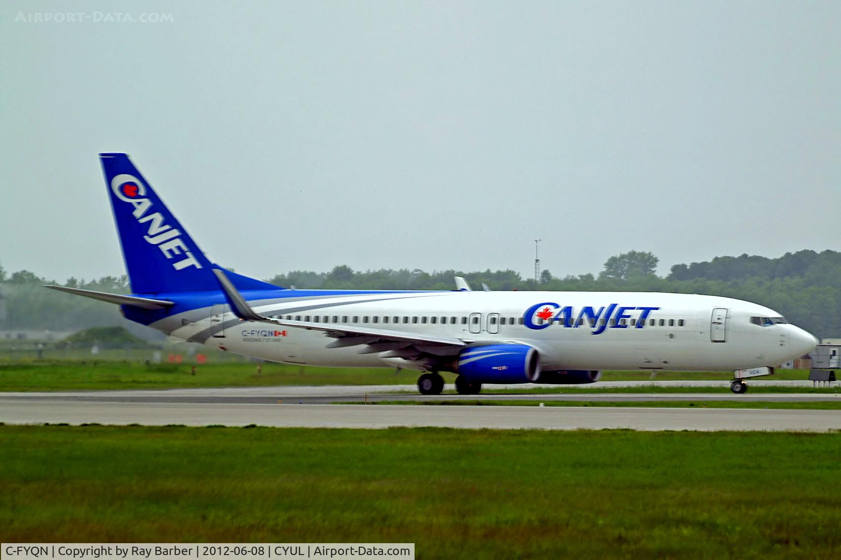 C-FYQN, 2001 Boeing 737-8AS C/N 29933, Boeing 737-8AS [23933] (CanJet Airlines) Montreal-Dorval Int'l~C 08/06/2012