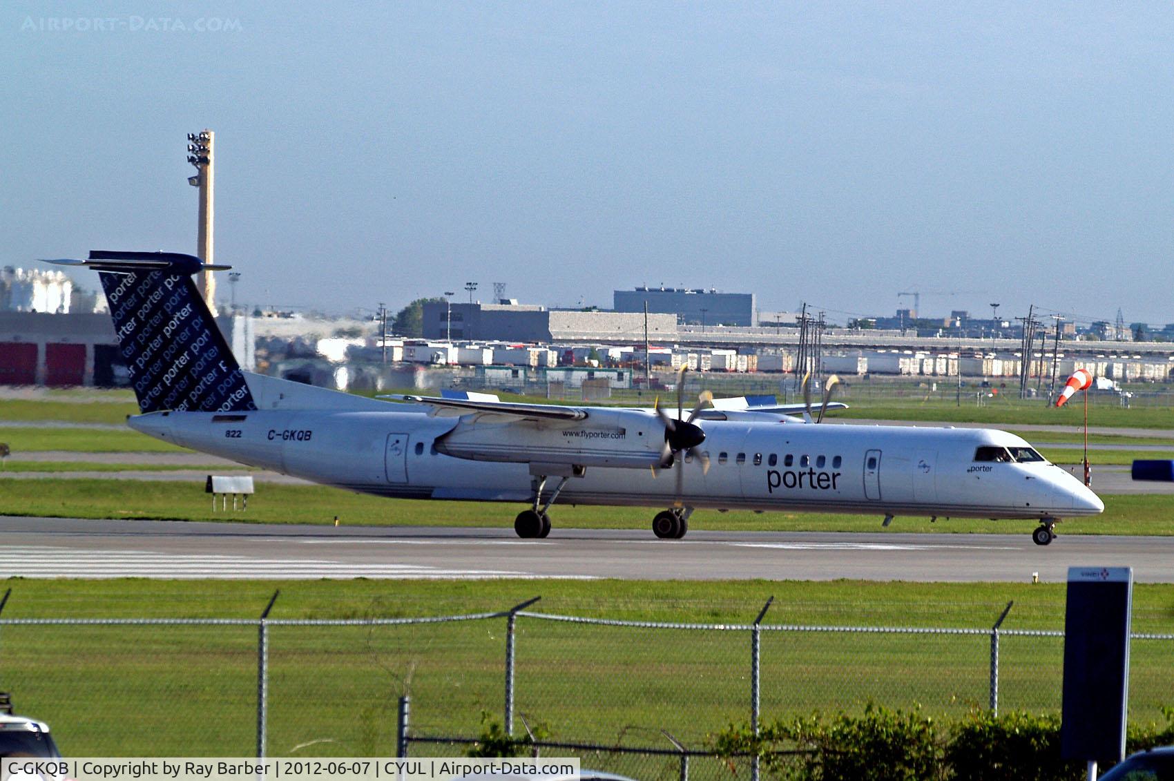 C-GKQB, 2011 De Havilland Canada DHC-8-402Q Dash 8 C/N 4359, De Havilland Canada DHC-8Q-402NG Dash 8 [4359] (Porter Airlines) Montreal-Dorval Int'l~C 07/06/2012
