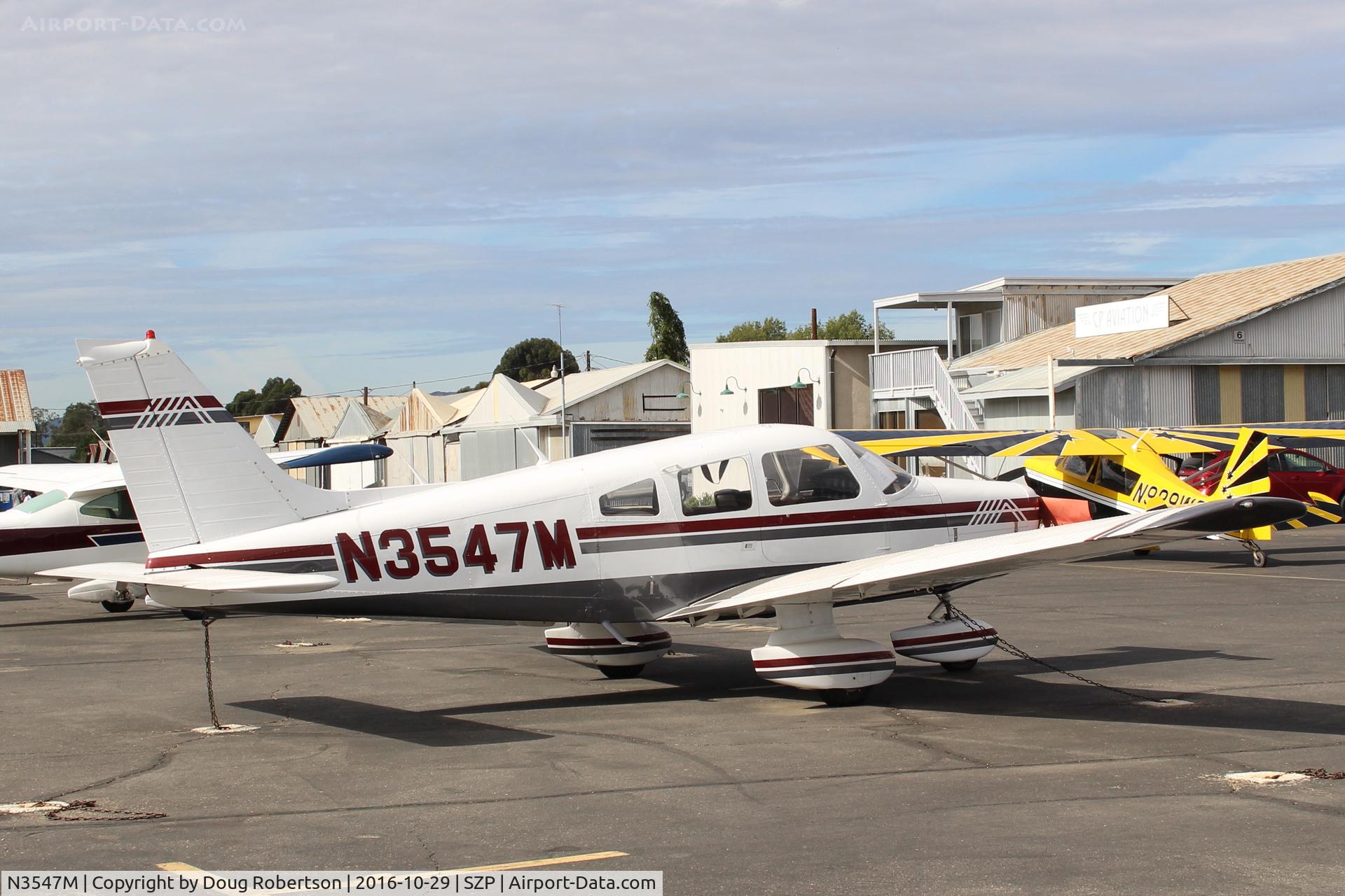 N3547M, 1978 Piper PA-28-161 Warrior II C/N 28-7816354, 1978 Piper PA-28-161 Warrior II converted by STC to Lycoming O-360-A4M 180 Hp Archer II