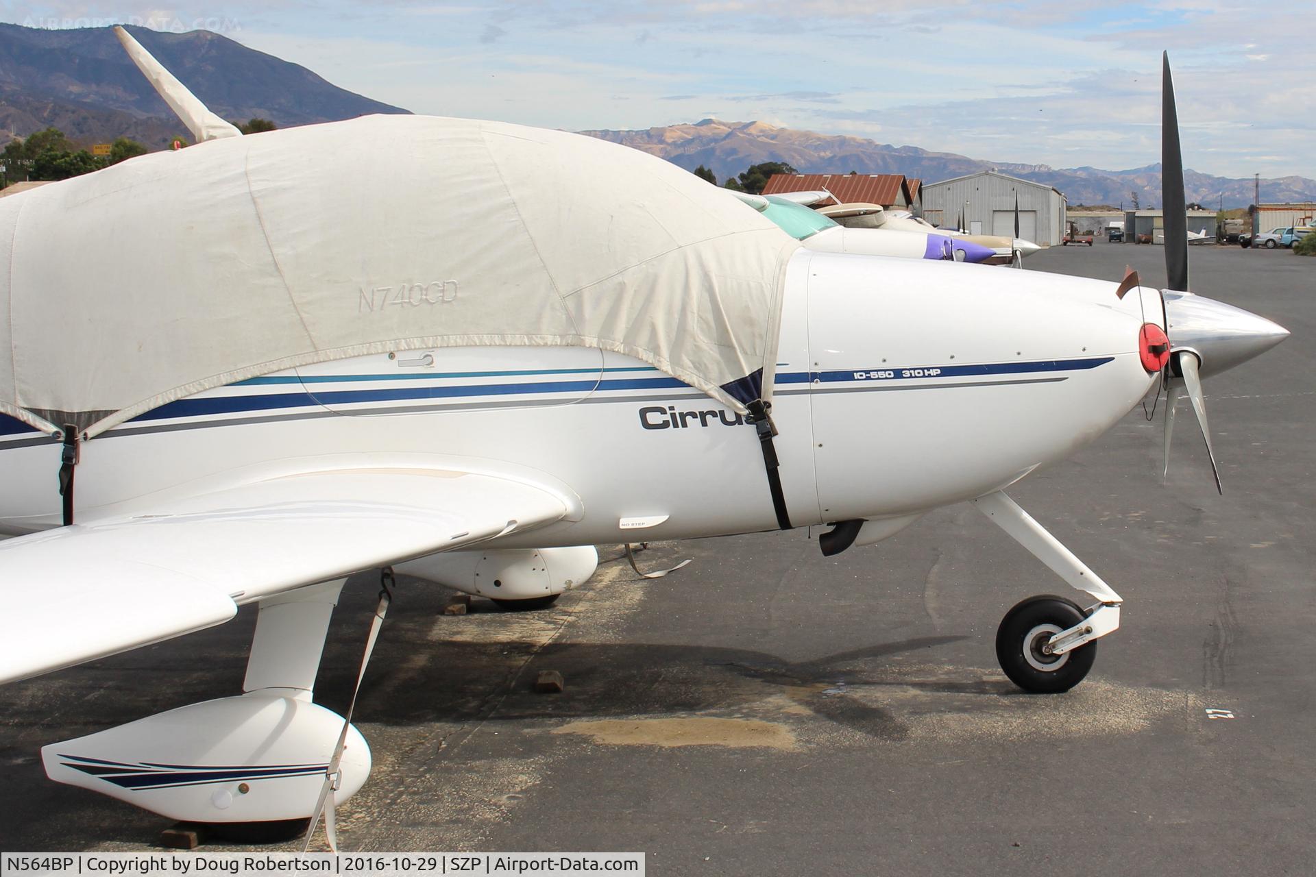 N564BP, 2001 Cirrus SR22 C/N 0135, 2001 Cirrus SR22, Continental IO-550 310 Hp, logo