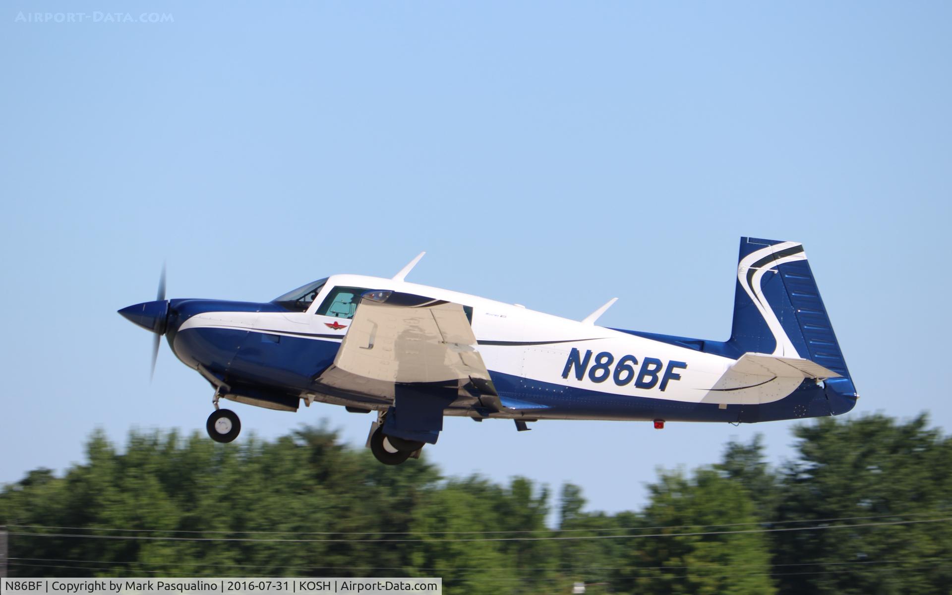 N86BF, 1981 Mooney M20J 201 C/N 24-1223, Mooney M20J