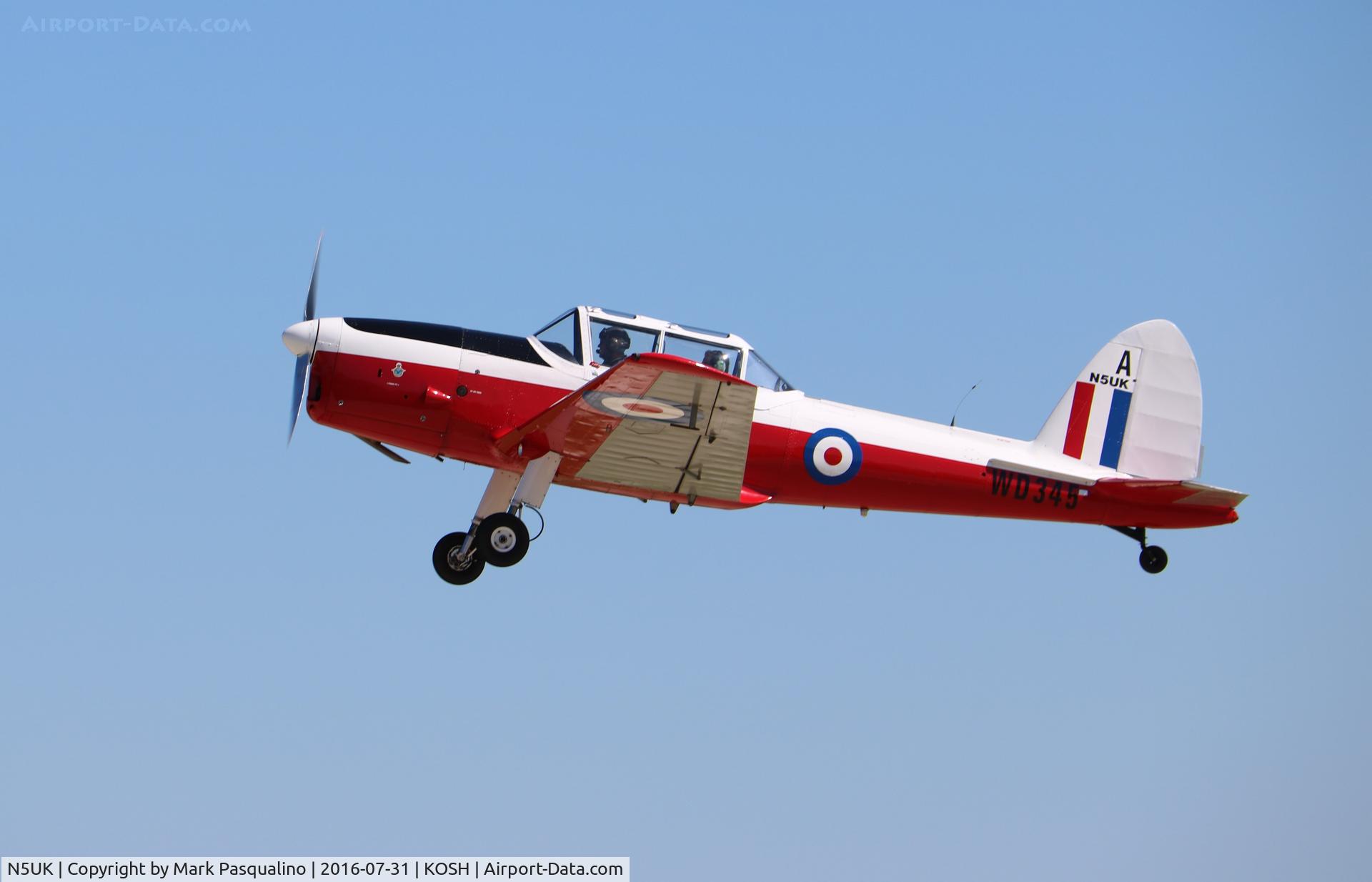 N5UK, 1952 De Havilland DHC-1 Chipmunk T.10 C/N C1/0282, DHC-1 Chipmunk T.10