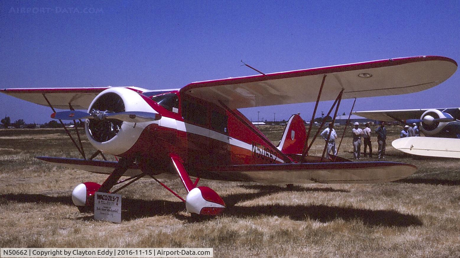 N50662, 1939 Waco Formerly ZKS-7 now HKS-7 C/N 5221, California 1963