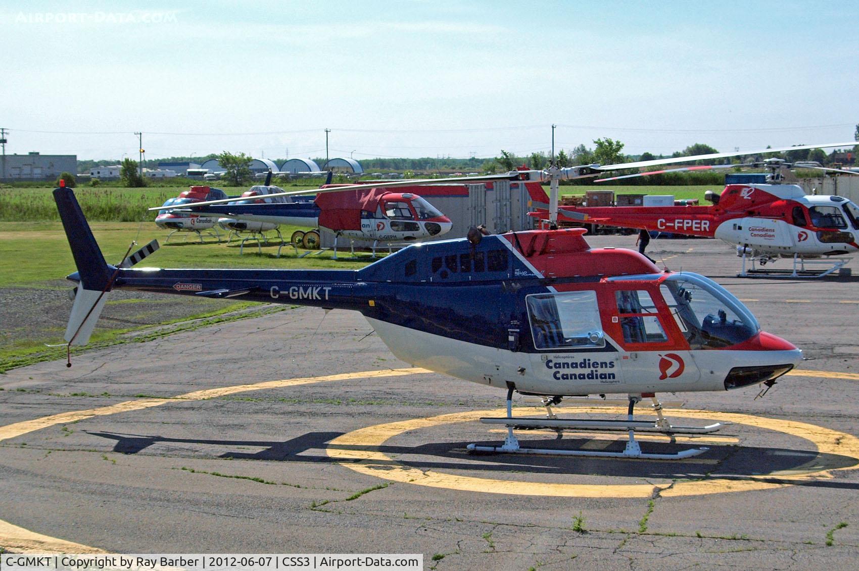 C-GMKT, 1972 Bell 206B JetRanger II C/N 774, Bell Helicopters 206B Jet Ranger II [774] (Canadian Helicopters) Les Cedres~C 07/06/2012