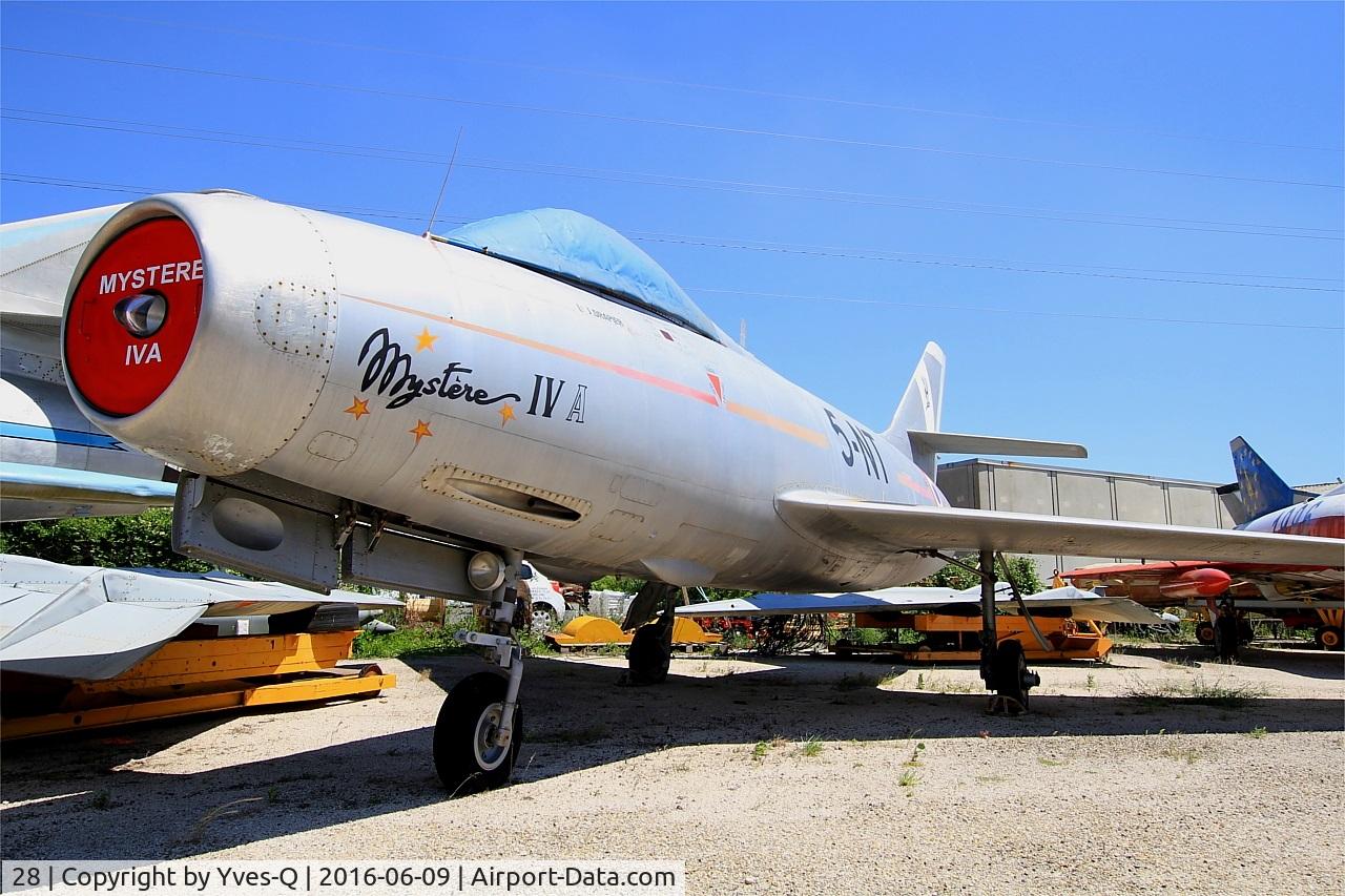 28, Dassault Mystere IVA C/N 28, Dassault Mystere IVA, preserved at 