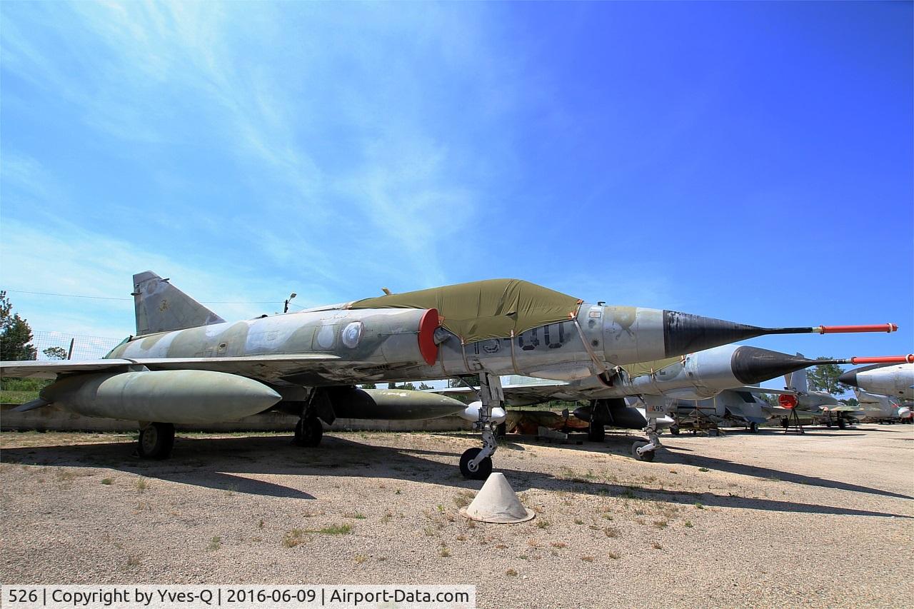526, Dassault Mirage IIIE C/N 526, Dassault Mirage IIIE (13-QO), preserved at 