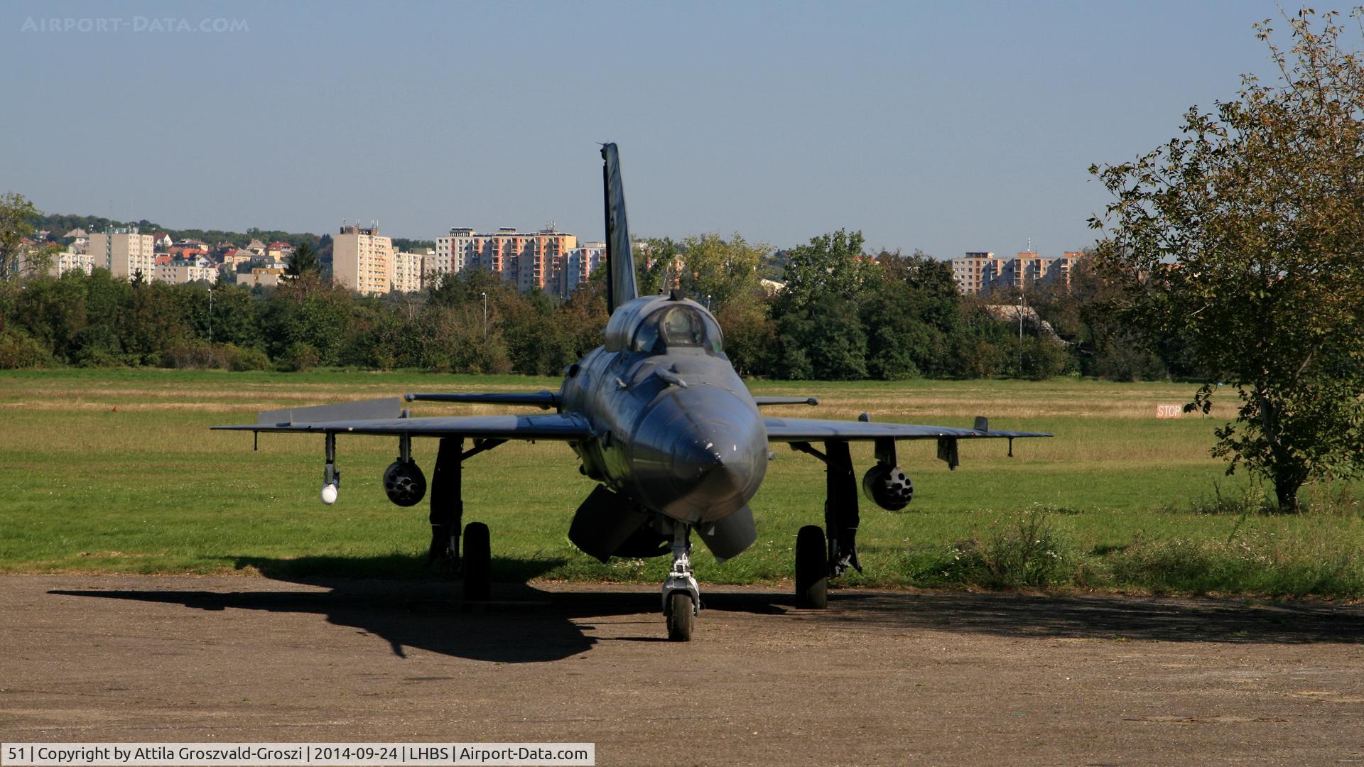 51, Mikoyan-Gurevich MiG-21Bis C/N 75081637, Budaörs Airport, Hungary. 2014 was painted gray and BW AF04062 page number for filming.