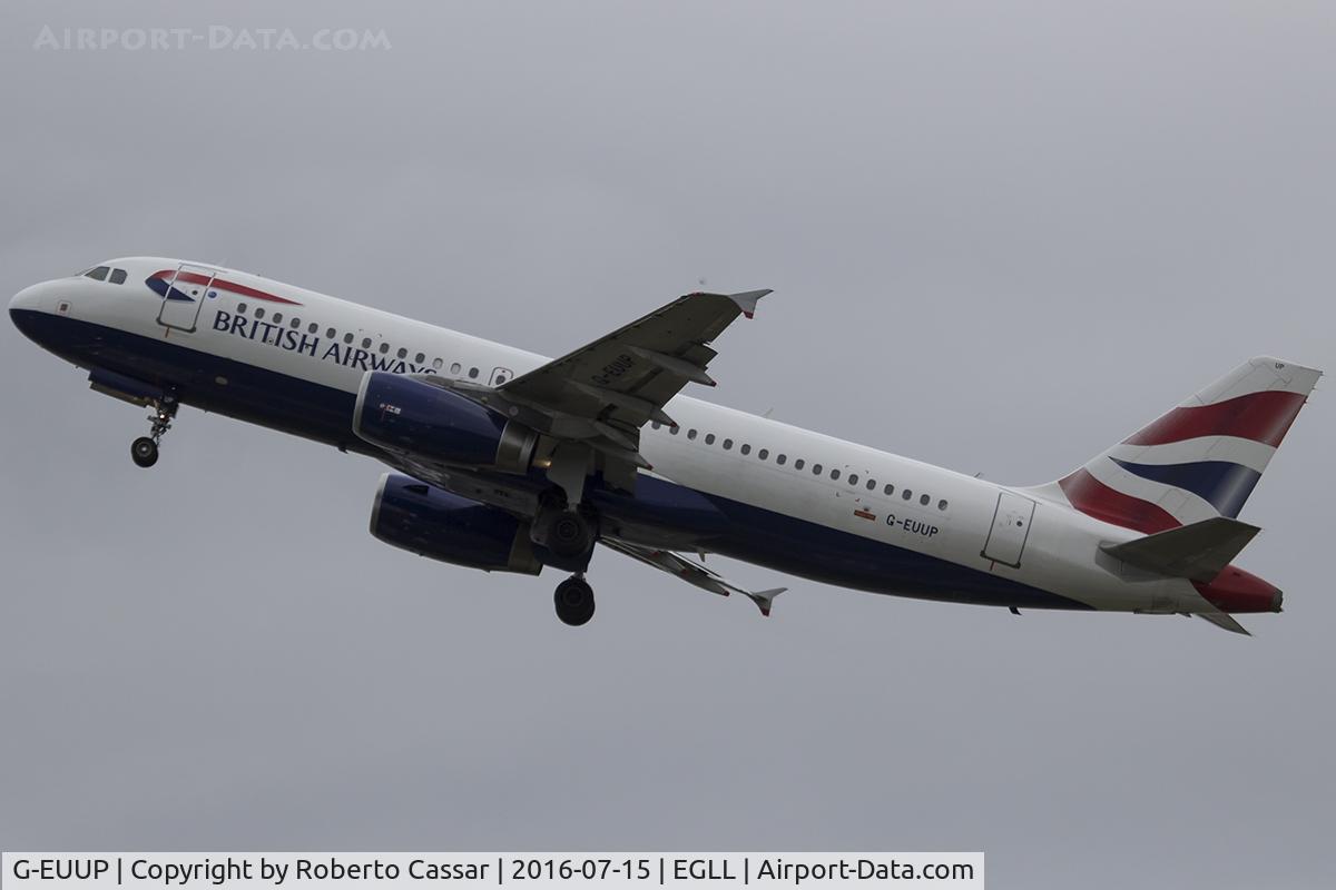 G-EUUP, 2003 Airbus A320-232 C/N 2038, Heathrow 2016