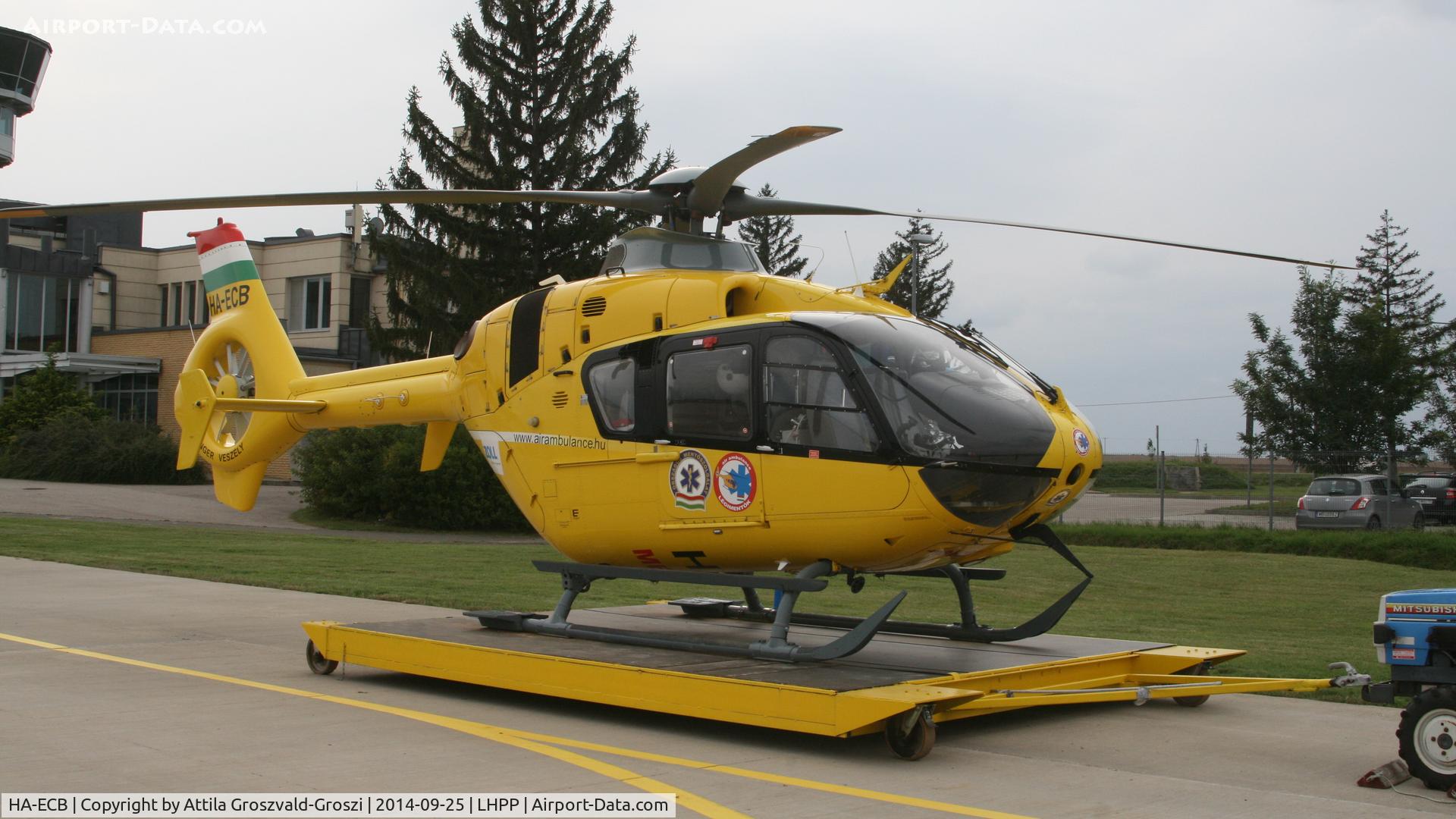 HA-ECB, 2003 Eurocopter EC-135T-2 C/N 0305, Pécs-Pogány Airport, Hungary