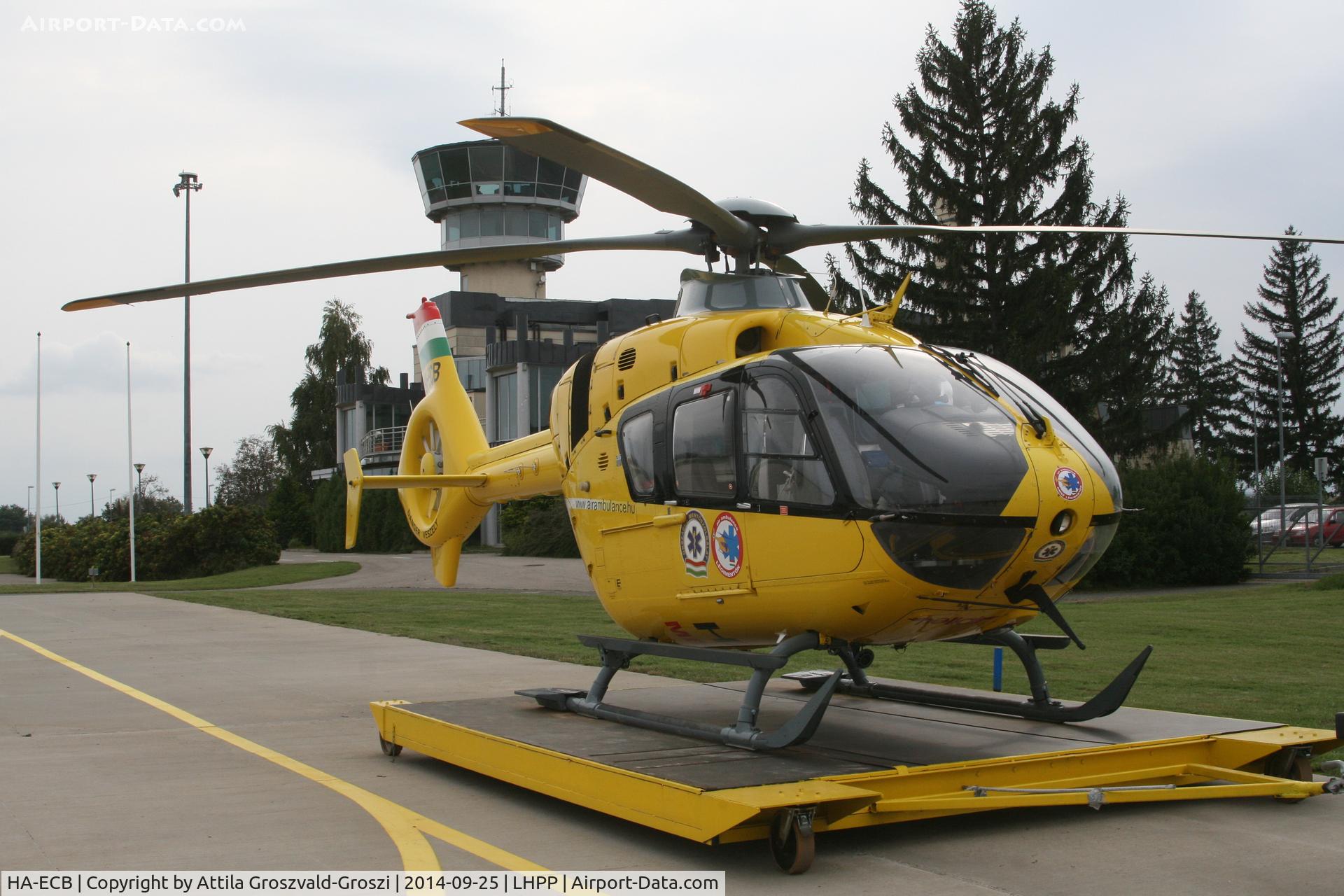 HA-ECB, 2003 Eurocopter EC-135T-2 C/N 0305, Pécs-Pogány Airport, Hungary