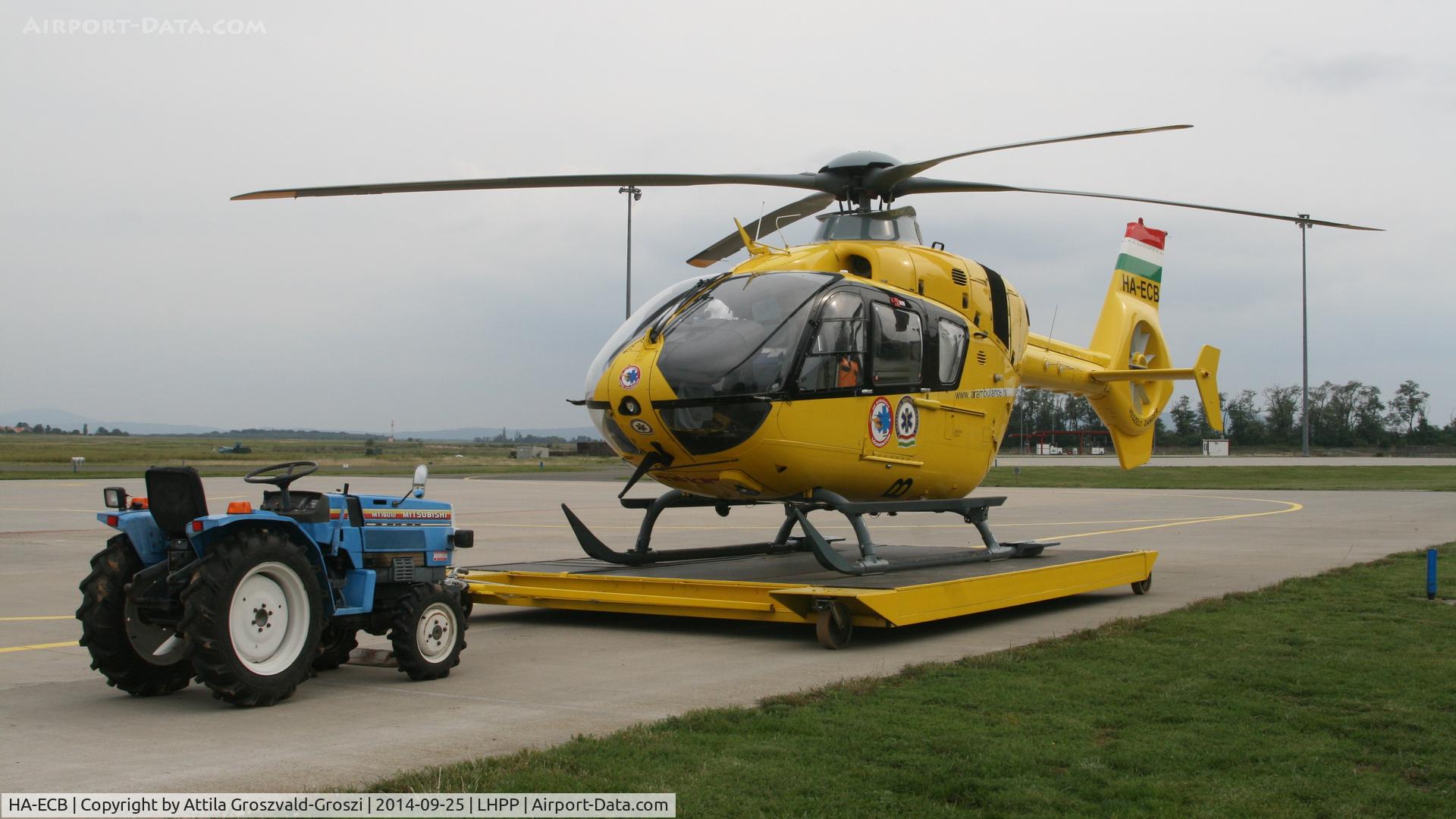 HA-ECB, 2003 Eurocopter EC-135T-2 C/N 0305, Pécs-Pogány Airport, Hungary
