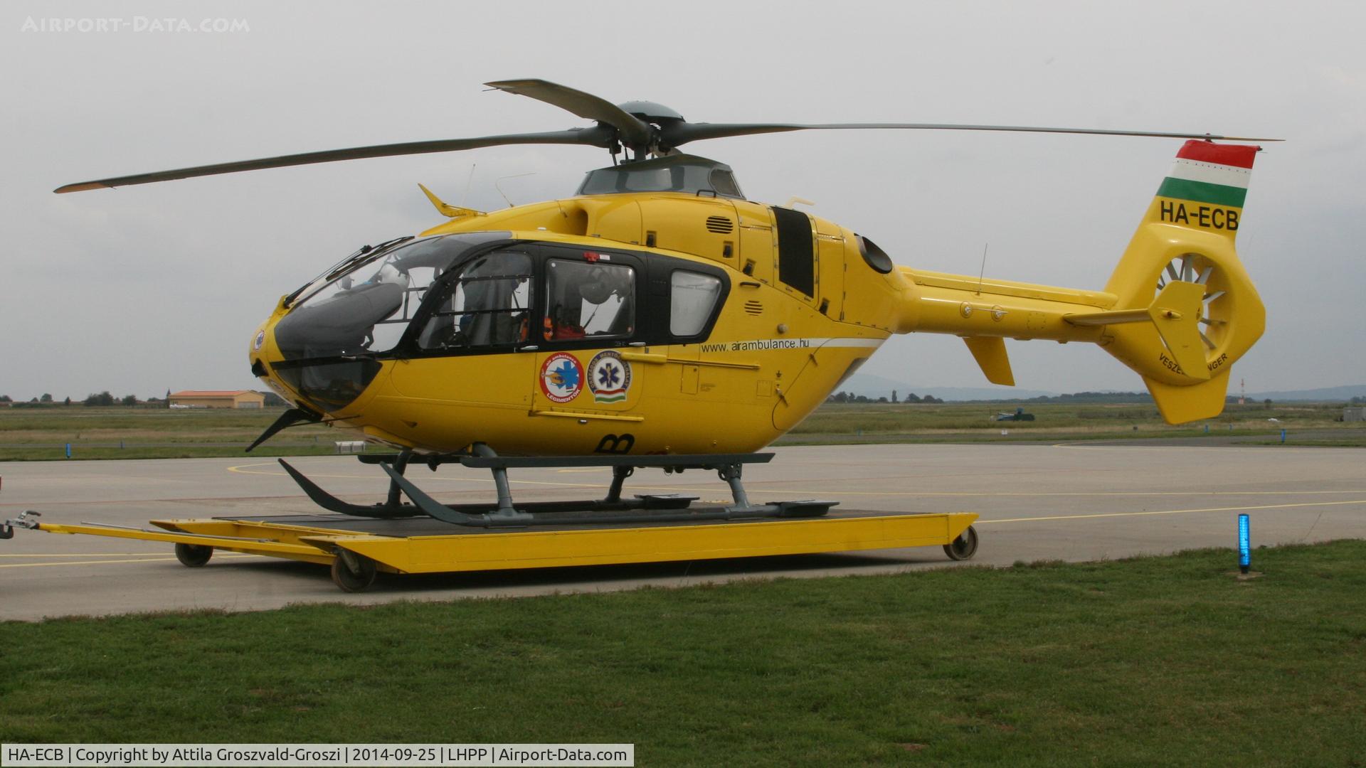 HA-ECB, 2003 Eurocopter EC-135T-2 C/N 0305, Pécs-Pogány Airport, Hungary