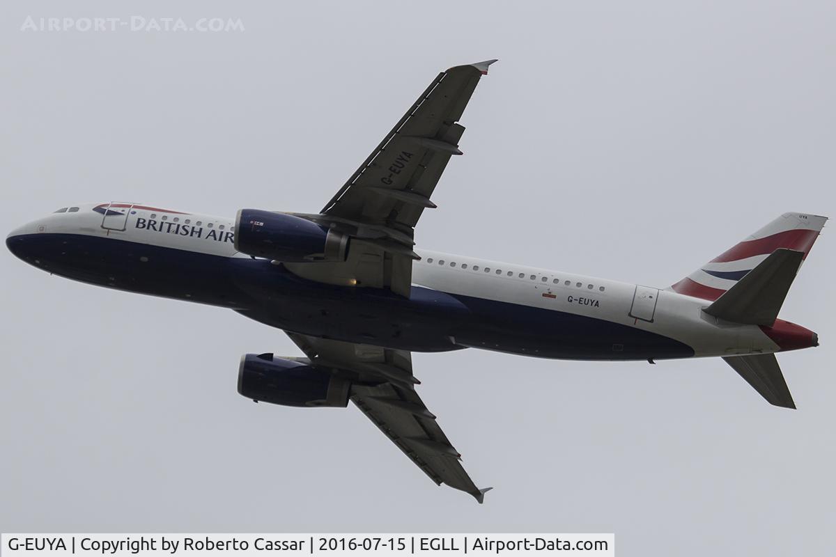 G-EUYA, 2008 Airbus A320-232 C/N 3697, Heathrow 2016