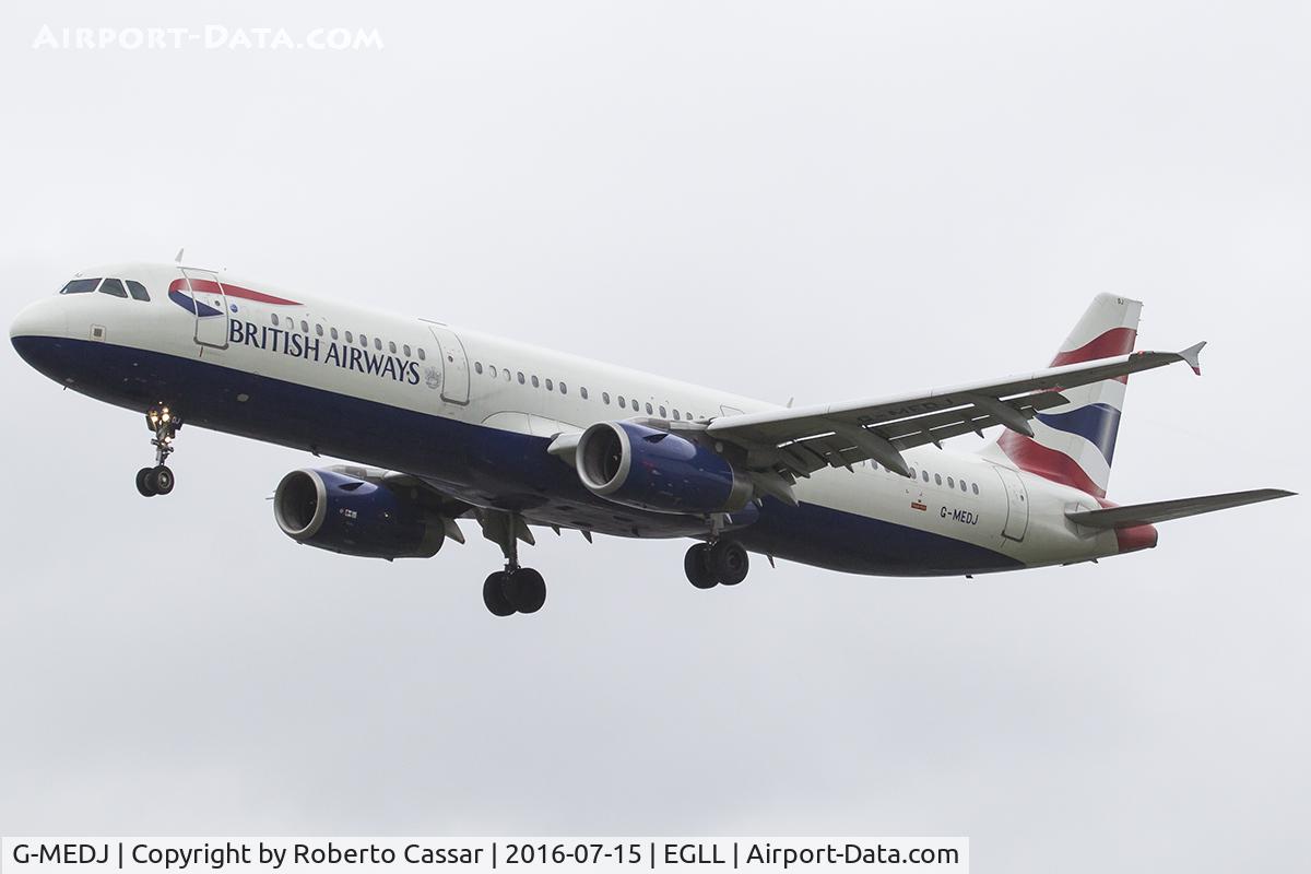 G-MEDJ, 2004 Airbus A321-231 C/N 2190, Heathrow 2016