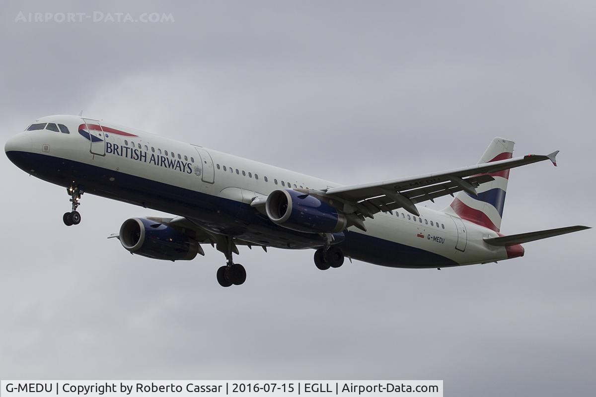 G-MEDU, 2009 Airbus A321-231 C/N 3926, Heathrow 2016