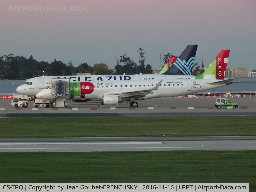 CS-TPQ, 2011 Embraer 190LR (ERJ-190-100LR) C/N 19000450, TAP Express TP492 to Toulouse in the morning