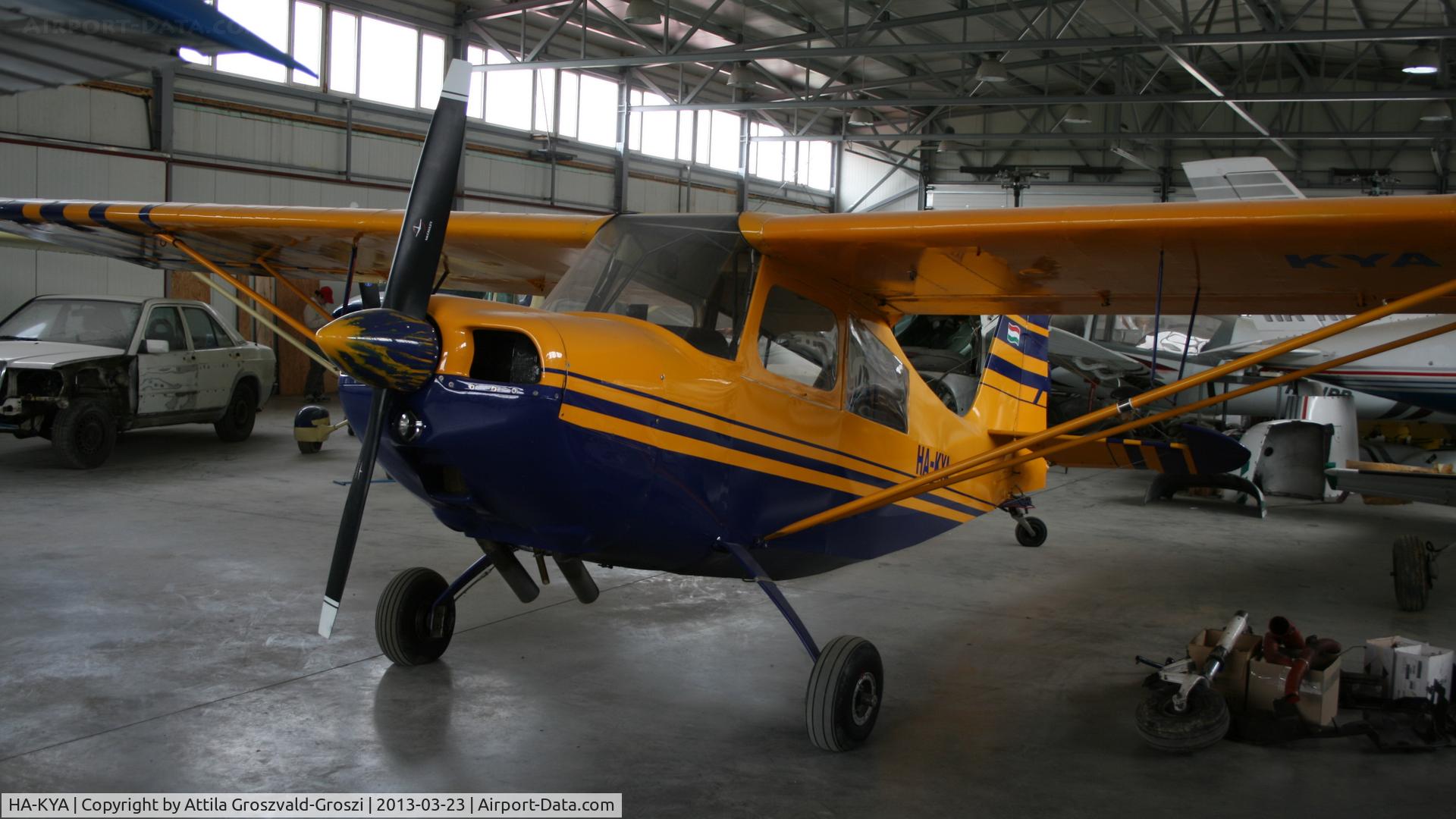 HA-KYA, 1973 Champion 7GCBC Citabria C/N 156, Kadarkút Airfield, Hungary