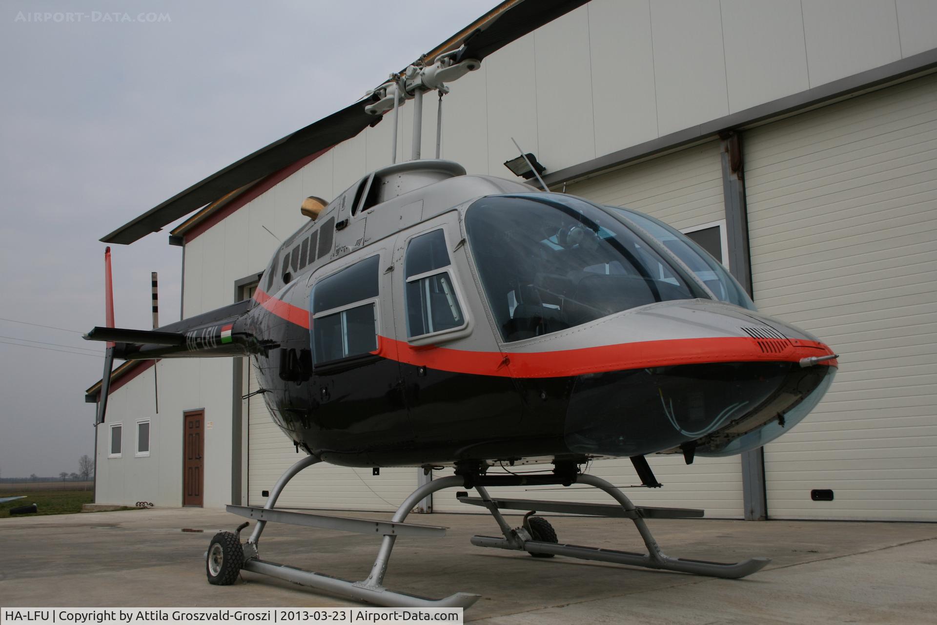 HA-LFU, 1978 Bell 206B JetRanger III C/N 2512, Kadarkút Airfield, Hungary