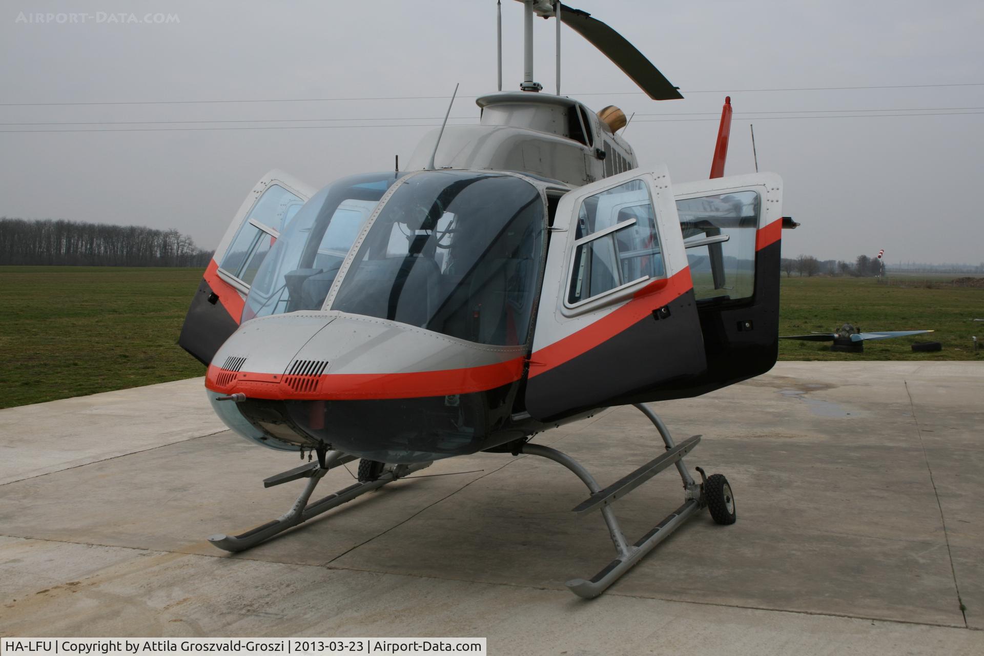 HA-LFU, 1978 Bell 206B JetRanger III C/N 2512, Kadarkút Airfield, Hungary
